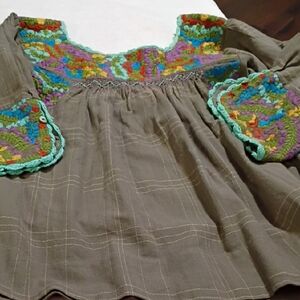 Multicolor Embroidered Women's Tunic